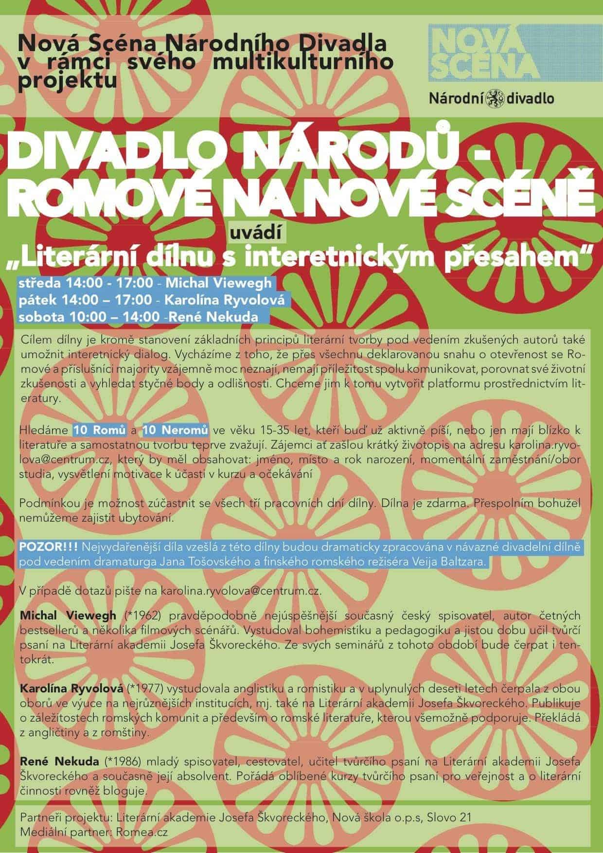 Divadlo národů – Romové na Nové scéně