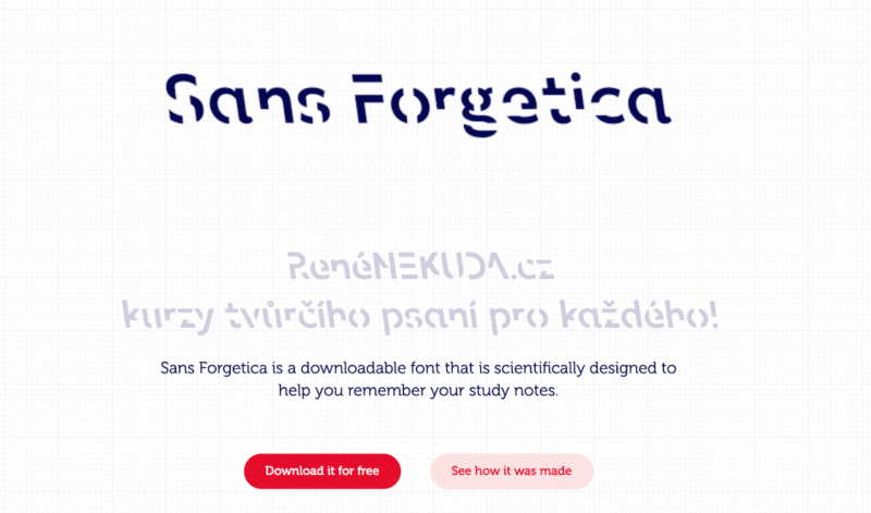 sans-forgetica