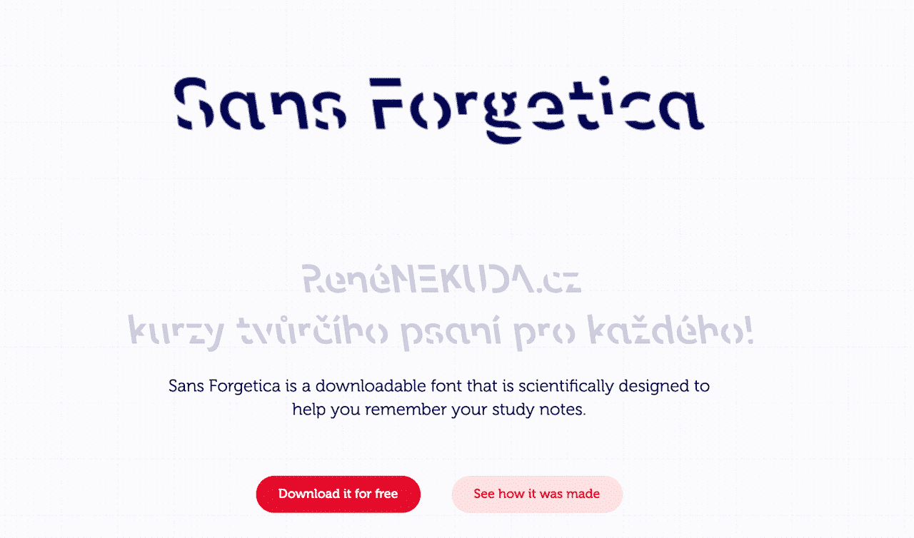 sans-forgetica